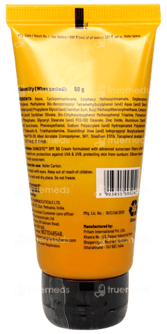 Suncote Spf 50+ Pa++++ Matte Finish Cream 50gm