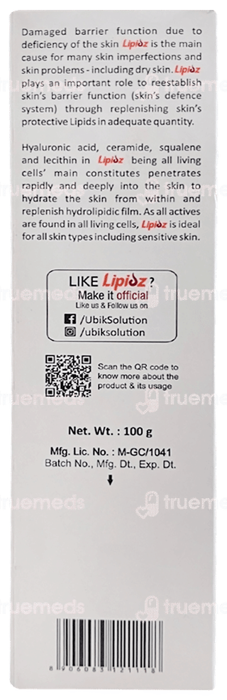 Lipidz Cream 100gm