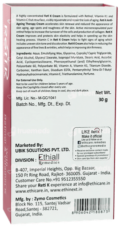 Reti K Anti Aging Cream 30gm