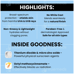 Ethisun Spf 50+ Pa++ Hybrid Sunscreen 100gm