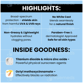 Ethisun Spf 50+ Pa++ Hybrid Sunscreen 100gm