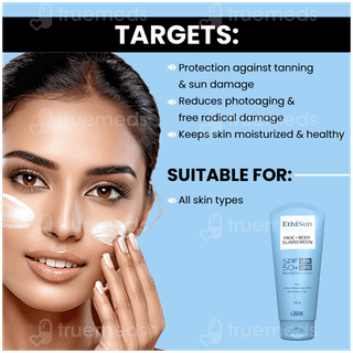 Ethisun Spf 50+ Pa++ Hybrid Sunscreen 100gm