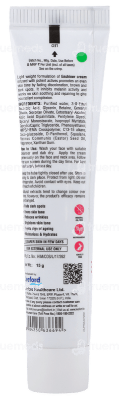 Enshiner Dark Spot Correcting Cream 15Gm