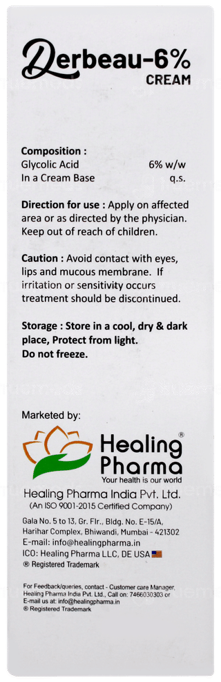 Derbeau 6% Cream 30gm