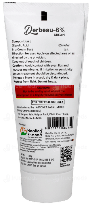 Derbeau 6% Cream 30gm