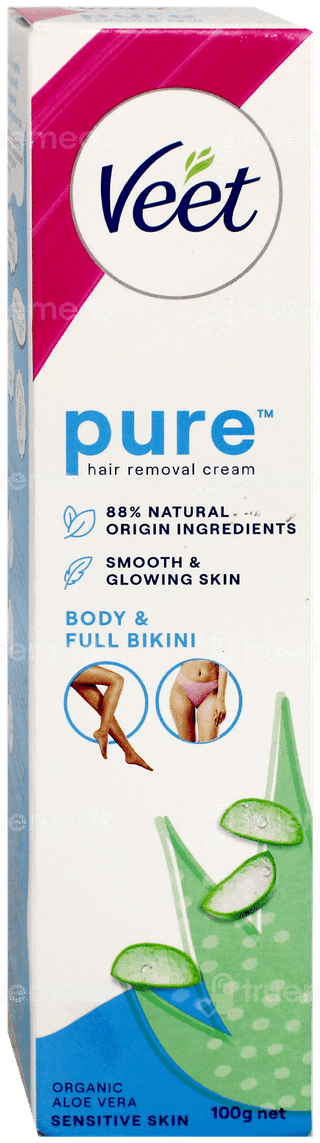 Veet Pure Body & Full Bikini Sensitive Skin Hair Removal Cream 100Gm