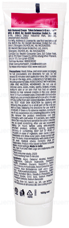 Veet Pure Body & Full Bikini Sensitive Skin Hair Removal Cream 100Gm