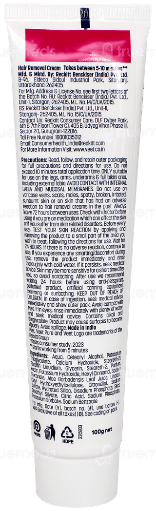 Veet Pure Body & Full Bikini Sensitive Skin Hair Removal Cream 100Gm