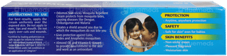 Odomos Non Sticky Mosquito Repellent Cream 100gm With Odomos Natural Cream 23gm Free