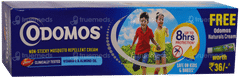 Odomos Non Sticky Mosquito Repellent Cream 100gm With Odomos Natural Cream 23gm Free