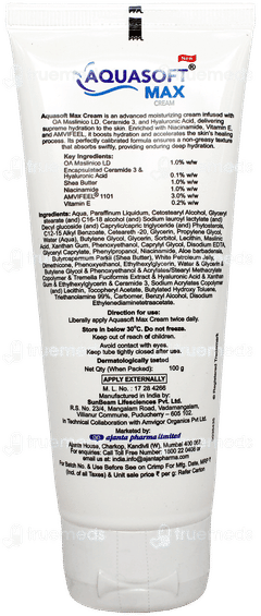 Aquasoft Max Intense New Moisturizing Cream 100gm