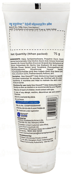 Dewsoft New Daily Moisturizing Cream 75Gm