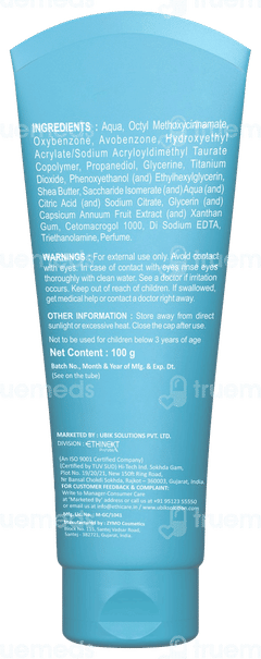 Hydrasun Spf 30 Uva/uvb Protection Moisturising Sunscreen Cream 100gm