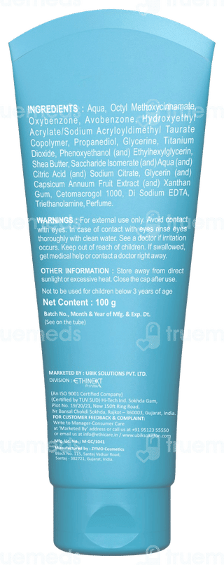 Hydrasun Spf 30 Uva/uvb Protection Moisturising Sunscreen Cream 100gm