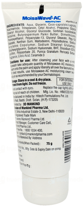 Moisawave Ac Moisturizing Cream 75gm