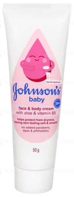 Johnsons Baby New & Improved Face & Body Cream 50Gm Johnsons Baby New & Improved Face & Body Cream 50Gm