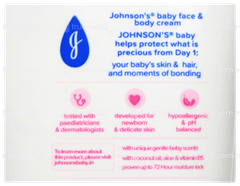 Johnsons Baby New & Improved Face & Body Cream 50Gm