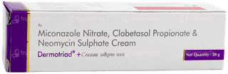 Dermotriad + Cream 20Gm