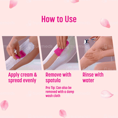 Veet Pure Normal Skin Body & Full Bikini Hair Removal Cream 50Gm + 10Gm Free