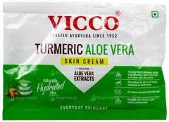 Vicco Turmeric Aloe Vera Skin Cream 7Gm Vicco Turmeric Aloe Vera Skin Cream 7Gm