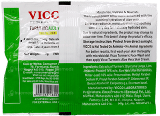 Vicco Turmeric Aloe Vera Skin Cream 7Gm