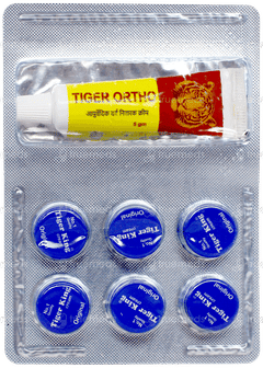Tiger King Cream 5Gm Pack Of 6 With Tiger Ortho Cream 5Gm Free