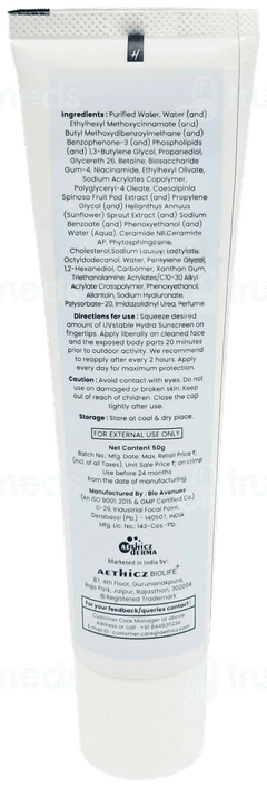Uvstable Advance Protection Spf 50 Pa +++ Hydra Sunscreen 50Gm