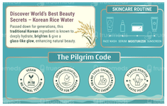 Pilgrim Korean Rice Water Hydra Glow Moisturizer Gel Cream 100Gm