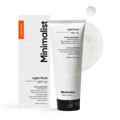 Minimalist Light Fluid Spf 50 Face Sunscreen 50Ml