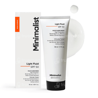 Minimalist Light Fluid Spf 50 Face Sunscreen 50Ml