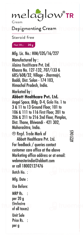Melaglow Tr Depigmenting Cream 20Gm