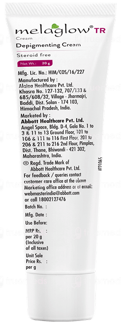 Melaglow Tr Depigmenting Cream 20Gm