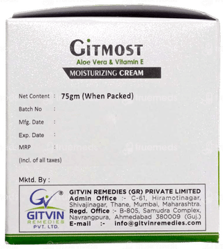 Gitmost Aloe Vera & Vitamin E Deep Hydration Moisturizing Cream 75Gm
