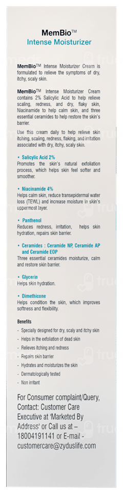 Membio Intense Moisturizer Cream 100Gm