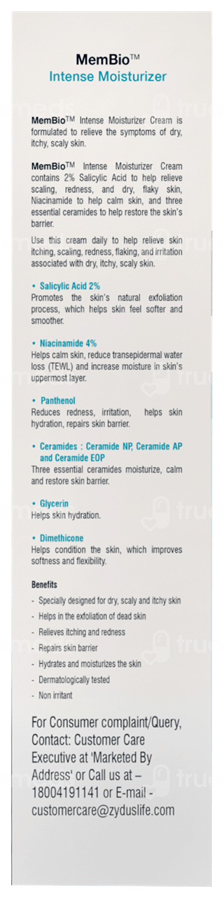 Membio Intense Moisturizer Cream 100Gm
