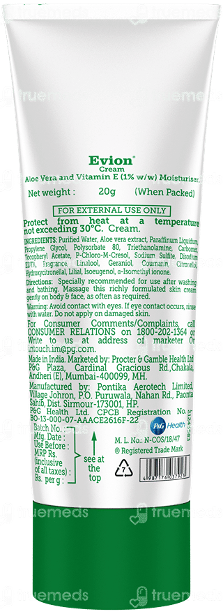 Evion Cream 20Gm