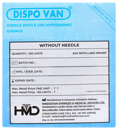 Dispo Van Syringe 2ml