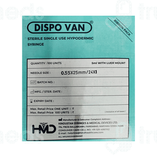Dispo Van Syringe 5ml