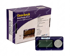 Ozocheck Easy Touch Simple Blood Glucose Monitoring System With 10 Test Strips Kit 1