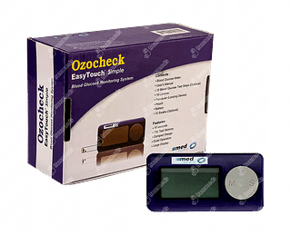 Ozocheck Easy Touch Simple Blood Glucose Monitor With 10 Test Strips 1