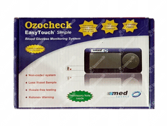 Ozocheck Easy Touch Simple Blood Glucose Monitoring System With 10 Test Strips Kit 1