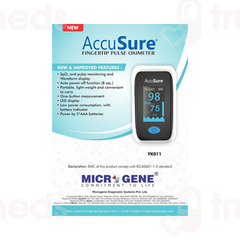 Accusure Yk011 Fingertip Pulse Oximeter 1 Accusure Yk011 Fingertip Pulse Oximeter 1