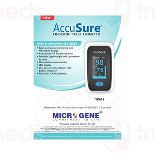 Accusure Yk011 Fingertip Pulse Oximeter 1