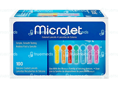 Microlet Colored Lancets 100