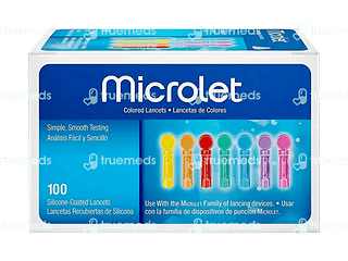 Microlet Colored Lancets 100