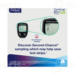 Contour Plus Elite Blood Glucose Monitoring System 1 With 20 Test Strip Free