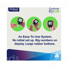Contour Plus Elite Blood Glucose Monitoring System 1 With 20 Test Strip Free