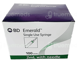 Bd Emerald 2 Ml Syringe 26G Needle 100