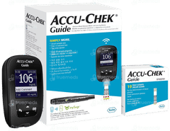 Accu Chek Guide Wireless Blood Glucose Monitoring System 1 With 10 Test Strips Free