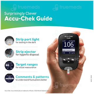 Accu Chek Guide Wireless Blood Glucose Monitoring System 1 With 10 Test Strips Free